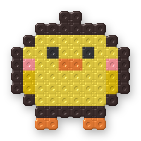 Baby Chick Perler bead pattern