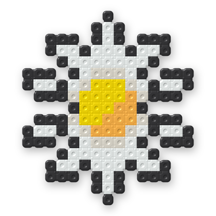 Daisy Perler bead pattern