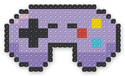Retro Game Controller Perler bead pattern